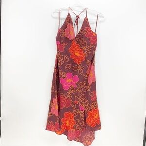 Express vintage dress tropical print 90s vibe no doubt vibes festival summer